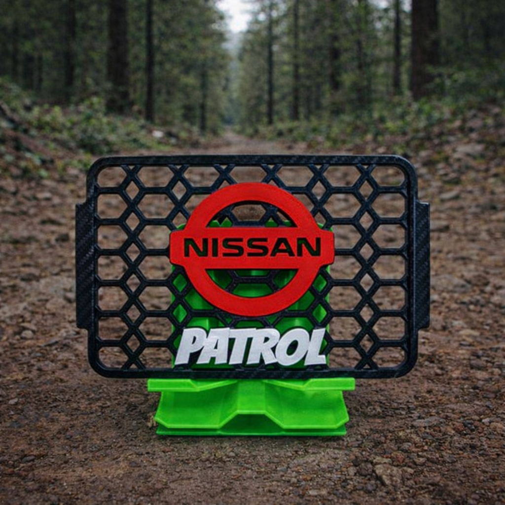 Rejilla Snorkel Nissan Patrol Roja