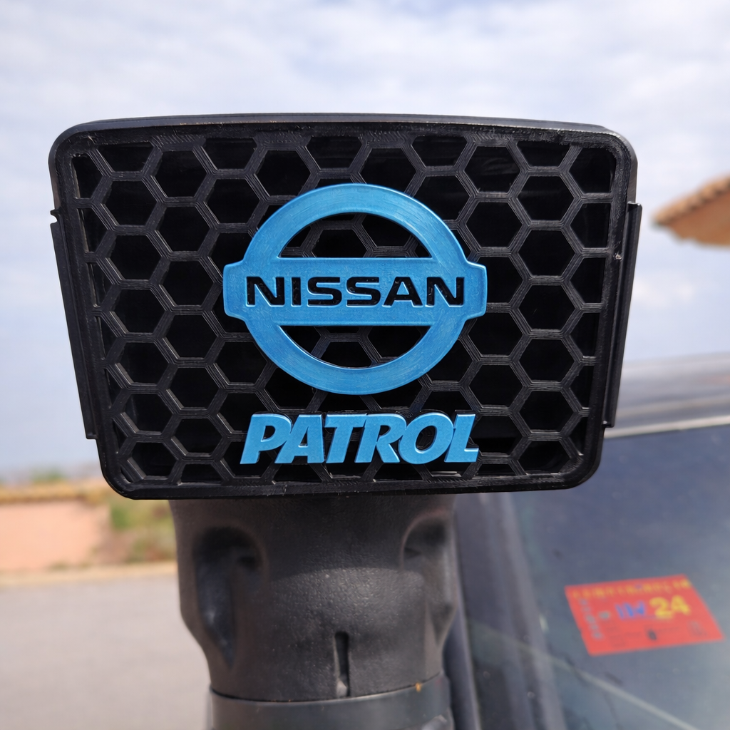 Rejilla Snorkel Nissan Patrol Azul Metalizado